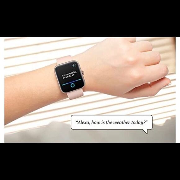 Aikesi Smart Watch womens pink includes charger - Picture 4 of 8